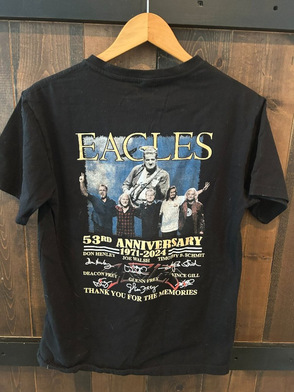 Eagles 53rd Anniversary Sphere Las Vegas Black Graphic Tee Size Men’s Size M